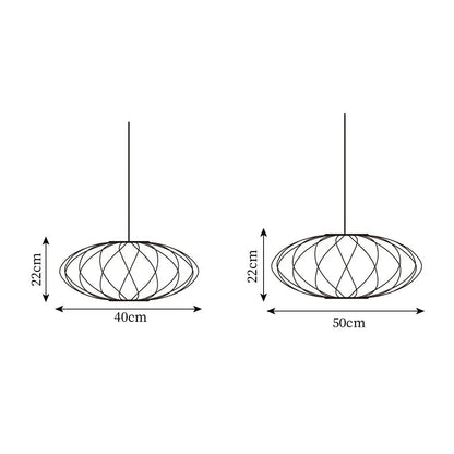 Modern Irregular Bubble Paper Pendant Lamp