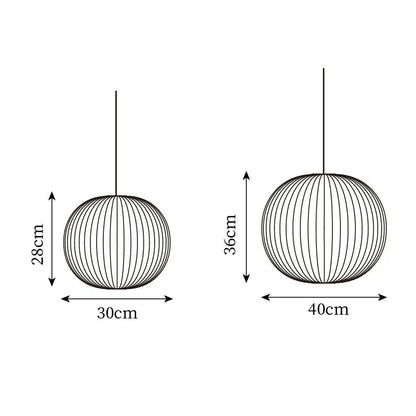 Modern Irregular Bubble Paper Pendant Lamp