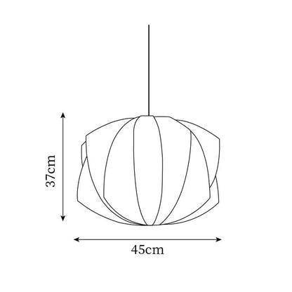 Modern Irregular Bubble Paper Pendant Lamp