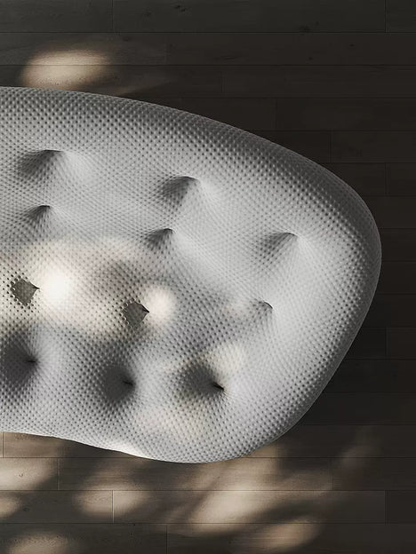 3/4 Seater Seashell Shaped Sofa with 3D Textile Material