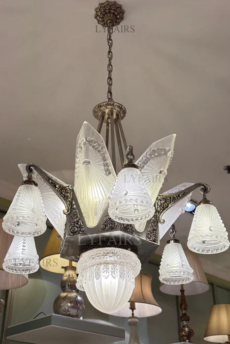 LYFAIRS x FH&Home Byzantine Glory Glass Chandelier