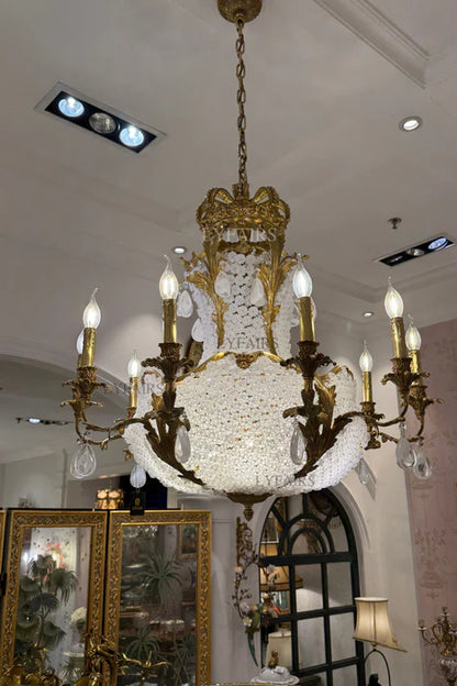 LYFAIRS x FH&Home Baroque Empire Crown Chandelier