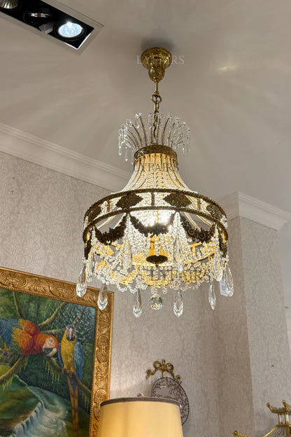 LYFAIRS x FH&Home Baroque Festoon Crystal Chandelier