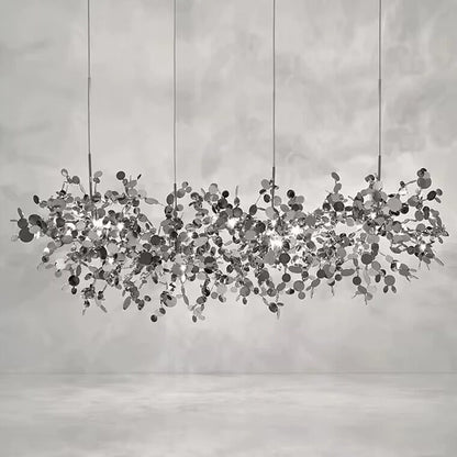 Lustre décoratif nordique moderne et créatif en acier inoxydable pour salle à manger, salon, bar ou café