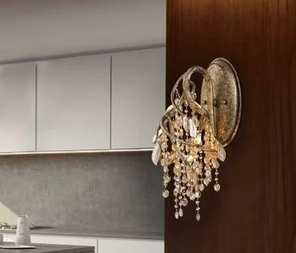 Light Luxury Vintage Wall Light for Living Room/Dining Room