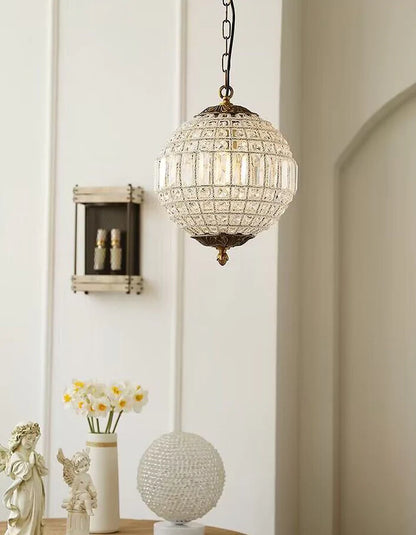 Designer Model Vintage Elegant Sphere Crystal Chandelier for Living Room/Foyer/ Hallway