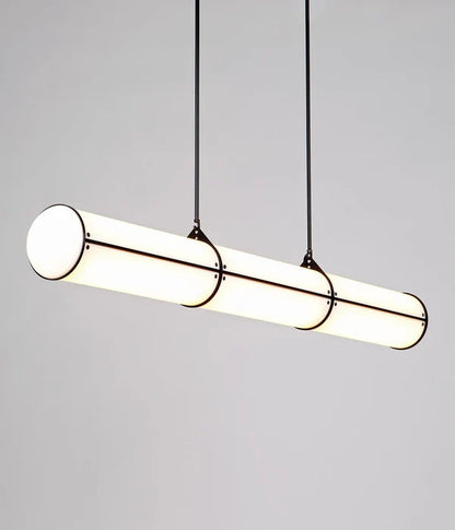 Modern Cylindrical Chandelier for Dining Room/Kitchen Island