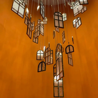 Modern Creative Round Floating Glass Windows for Living Room/Hotel/Restaurant