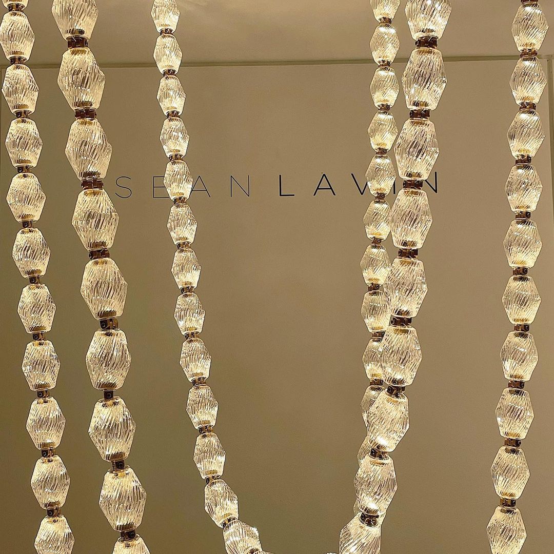 Creative Glass Necklace Pendant Chandelier for Living/Dining Room/Staircase