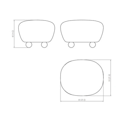 S/M/L Size Lovely Bear Fabric Sofa Chair for Family Members