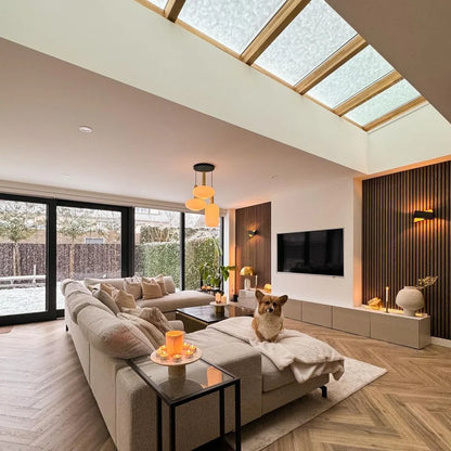 Nordic Minimalist Modern Luxury Glass Chandelier
