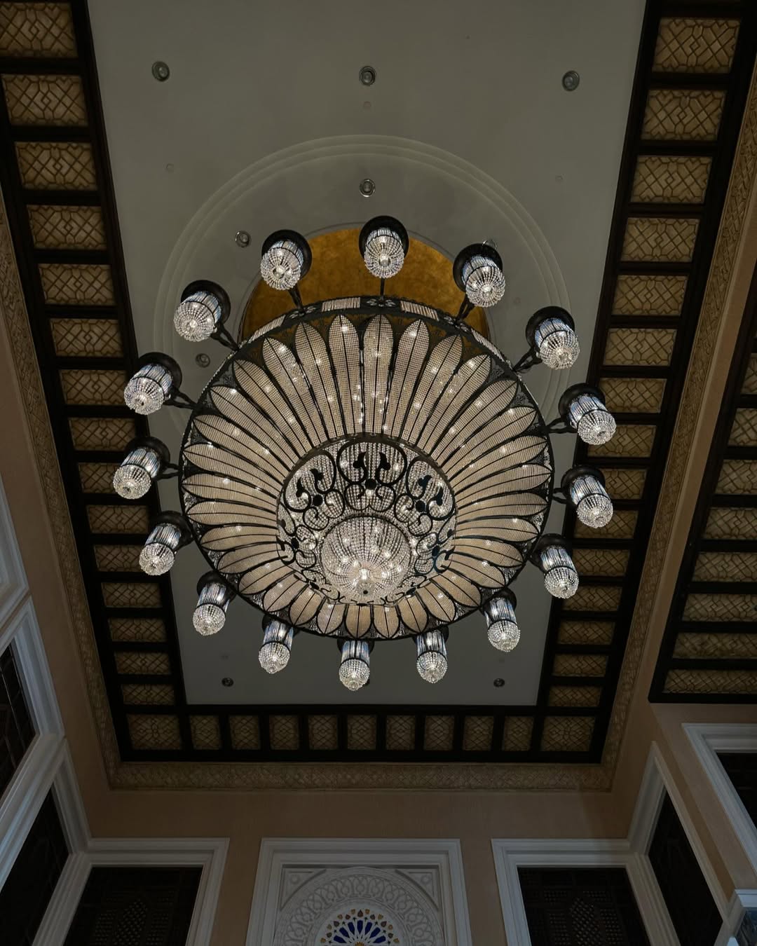 Arabian Nights Palace‑Style Sculptural Maximalist Crystal Lantern Chandelier