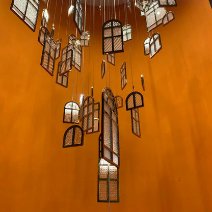 Modern Creative Round Floating Glass Windows for Living Room/Hotel/Restaurant