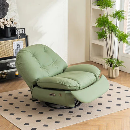 Smart Recliner Swivel With Voice Control Bluetooth USB Phone Holder Sofa Chair