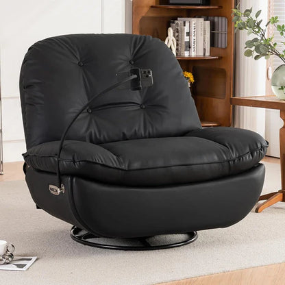 Smart Recliner Swivel With Voice Control Bluetooth USB Phone Holder Sofa Chair