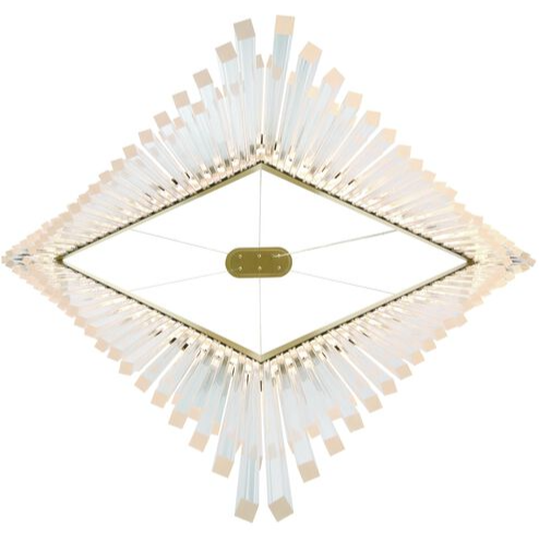 Modern Art Design Arrowhead Shaped Acrylic Rods Chandelier