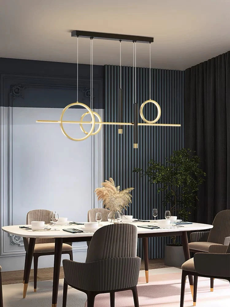 Modern Minimalist LED Light Fixture for Dining Room/Cafe/Kitchen Island