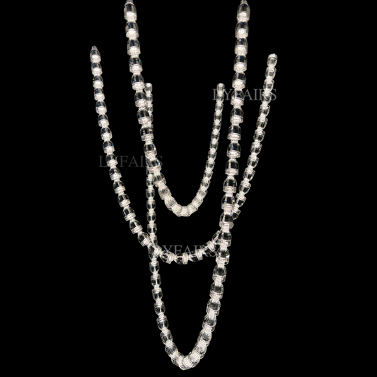 Modern Crystal Bullet Necklace Chain Chandelier for Living Room/Staircase/Restaurant