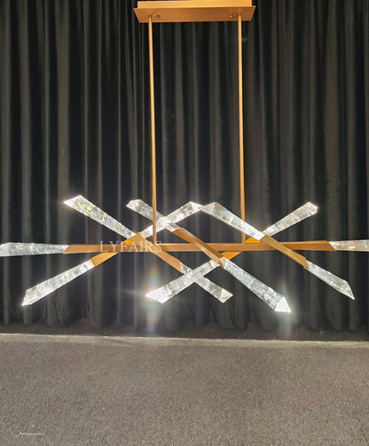 Lampadario di cristallo di lusso Sputnik per soggiorno/sala da pranzo/camera da letto 