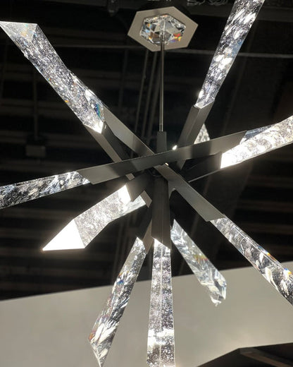 Lampadario di cristallo di lusso Sputnik per soggiorno/sala da pranzo/camera da letto 