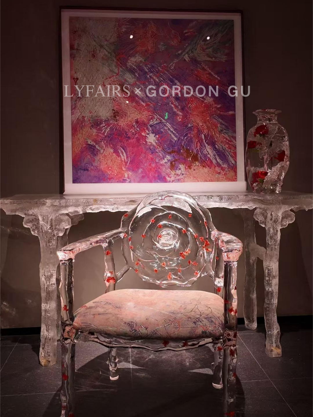 LYFAIRS x GORDON GU Cloud Scroll Console Table