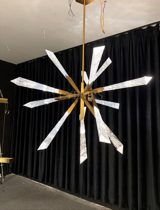 Lampadario di cristallo di lusso Sputnik per soggiorno/sala da pranzo/camera da letto 