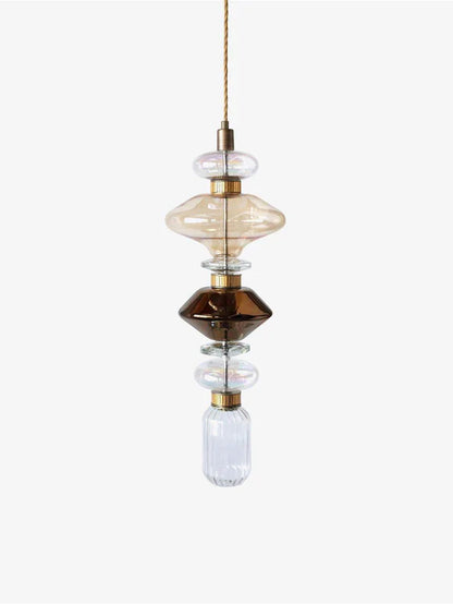 Irregular Art Glass Pendant Lamp