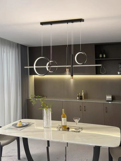 Modern Minimalist LED Light Fixture for Dining Room/Cafe/Kitchen Island