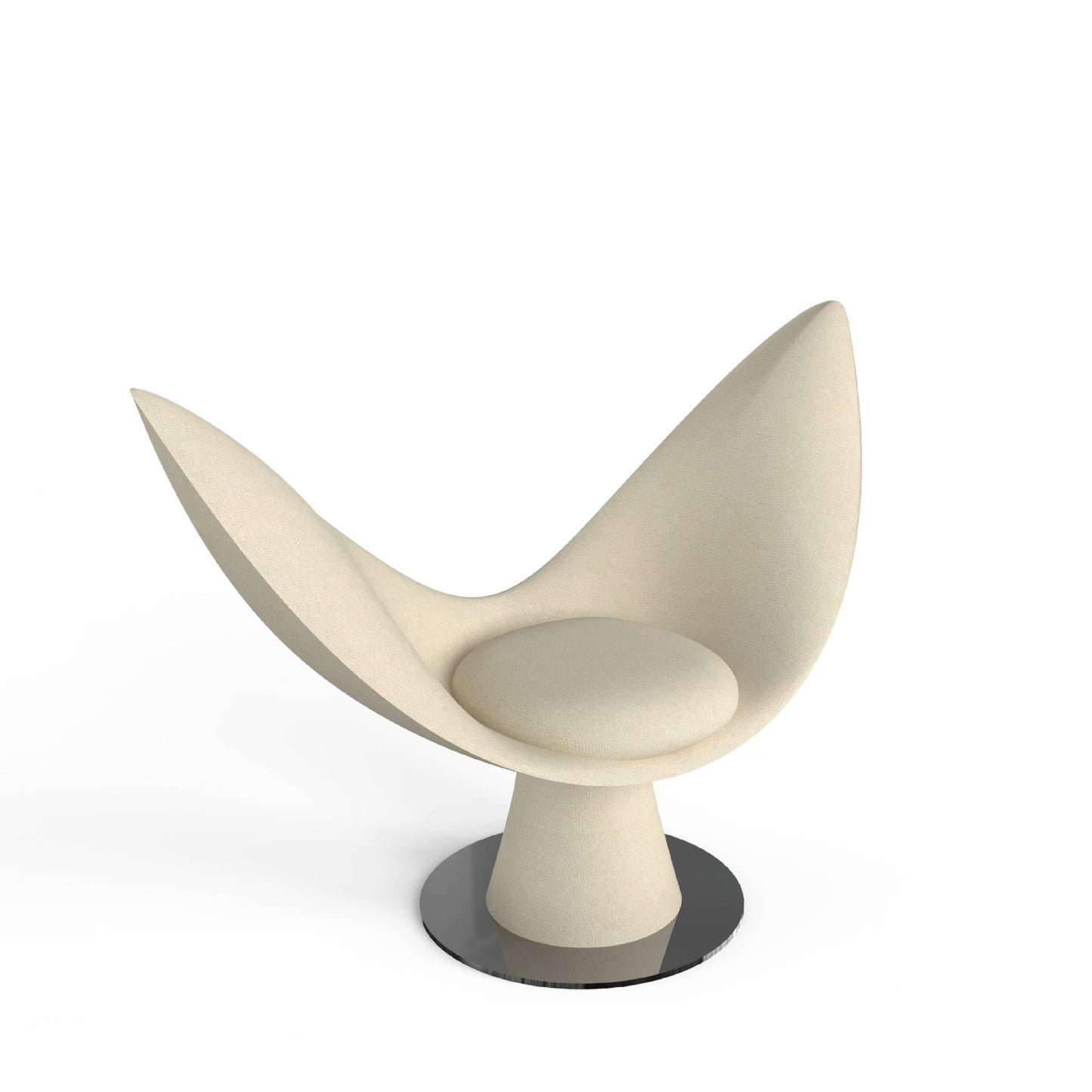 Modern Artistic Whale‑Breach Sculptural Accent Chair