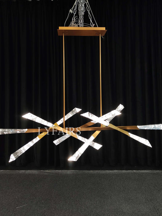 Lampadario di cristallo di lusso Sputnik per soggiorno/sala da pranzo/camera da letto 