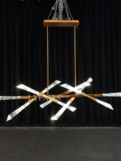 Lampadario di cristallo di lusso Sputnik per soggiorno/sala da pranzo/camera da letto 