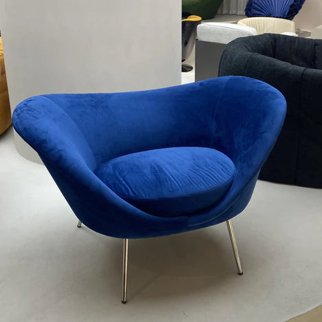 Fauteuil d'appoint moderne en flanelle