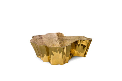 Tavolino da caffè di lusso Golden Stump 