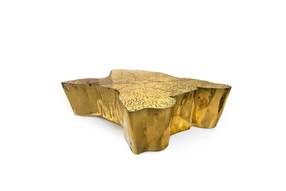 Tavolino da caffè di lusso Golden Stump 