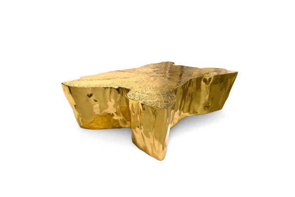 Tavolino da caffè di lusso Golden Stump 
