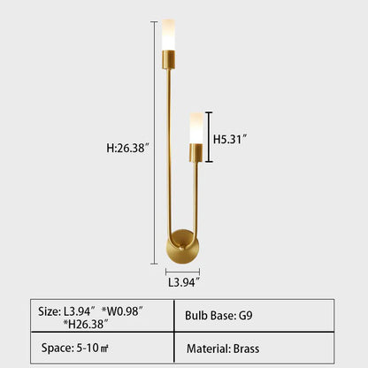 Minimalist Design LED Sconce Wall Lights Living Room Hallway