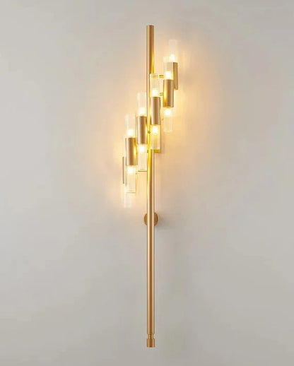 Luxury Contemporary Torch Wall Sconce