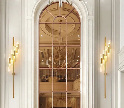 Luxury Contemporary Torch Wall Sconce