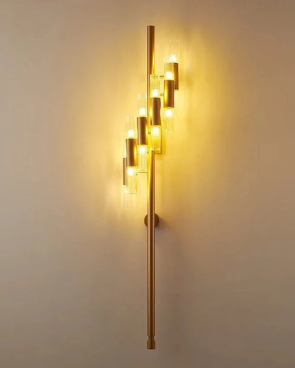 Luxury Contemporary Torch Wall Sconce