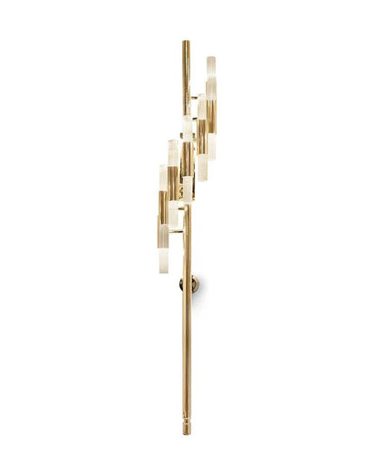 Luxury Contemporary Torch Wall Sconce