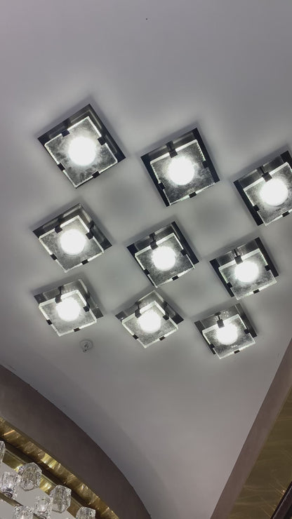 Modern Square Wall Light/Flush Mounted Chandelier