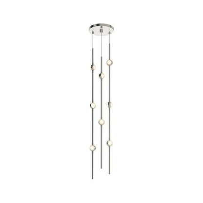 Lampadario Art Design Creative Constellation per atrio/scala/spazio con soffitto alto