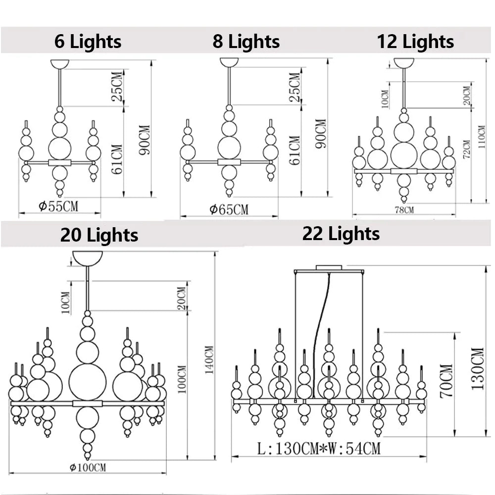 Minimalist Modern Creative Round/Linear Chandelier for Living/Dining Room