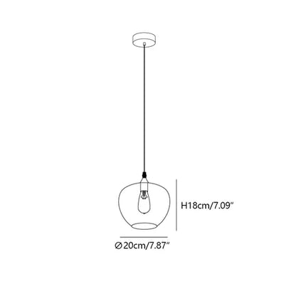 Modern Glass Lamp Designer Models Coffee/Dining Bar/Table Scandinavian Chandelier Style B