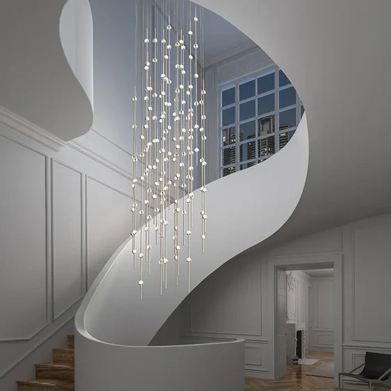 Lampadario Art Design Creative Constellation per atrio/scala/spazio con soffitto alto