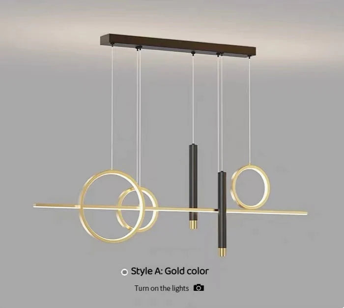 Modern Minimalist LED Light Fixture for Dining Room/Cafe/Kitchen Island