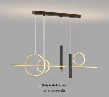 Modern Minimalist LED Light Fixture for Dining Room/Cafe/Kitchen Island