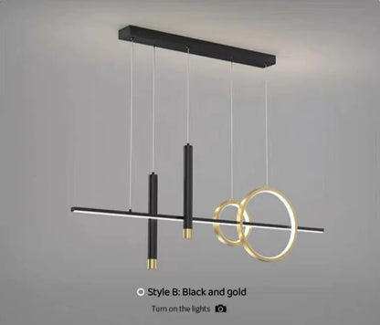 Modern Minimalist LED Light Fixture for Dining Room/Cafe/Kitchen Island