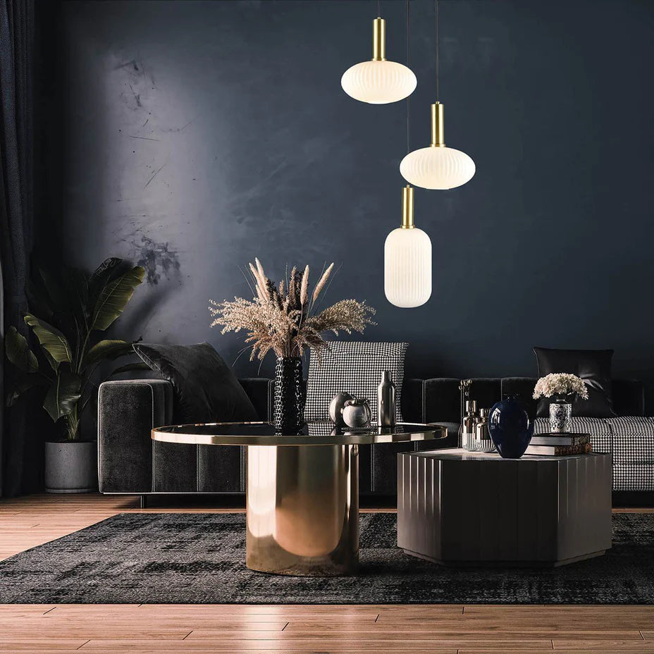 Nordic Minimalist Modern Luxury Glass Chandelier