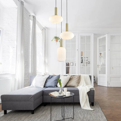 Nordic Minimalist Modern Luxury Glass Chandelier